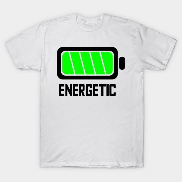 ENERGETIC - Lvl 6 - Battery series - Tired level - E1a T-Shirt by FOGSJ